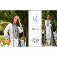 Levisha Naira Nx Vol-8 Wholesale Cembric Cotton With Fancy Embroidery Dress Material
