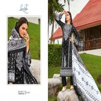 Levisha Naira Nx Vol-8 Wholesale Cembric Cotton With Fancy Embroidery Dress Material