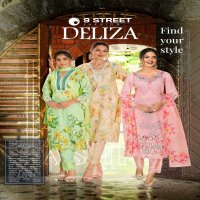 DELIZA BY 9 STREET POLY VISCOSE ATTRACTIVE DESIGN READYMADE SALWAR SUIT