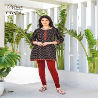 Mayur Crystal Vol-2 Wholesale Heavy Print Tunic Tops