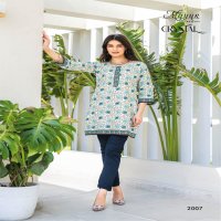 Mayur Crystal Vol-2 Wholesale Heavy Print Tunic Tops