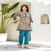 Mayur Crystal Vol-2 Wholesale Heavy Print Tunic Tops