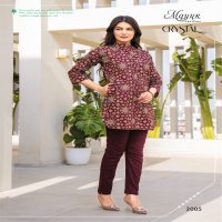 Mayur Crystal Vol-2 Wholesale Heavy Print Tunic Tops