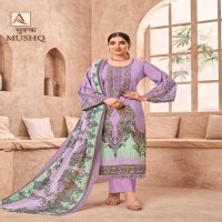 ALOK SUIT LAUNCH MUSHQ VOL 1 FANCY EMBROIDERY PAKISTANI 3PCS SUIT