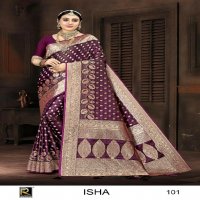 RONISHA ISHA BY RANJNA SAREE BANARASI SILK PREMIUM FABRICS SUPER HIT COLLECTION SAREES