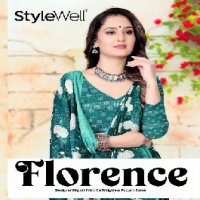 STYLEWELL LAUNCH FLORENCE DIGITAL PRINT REGULAR FANCY SAREE SUPPLIER