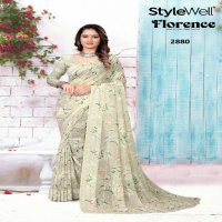 STYLEWELL LAUNCH FLORENCE DIGITAL PRINT REGULAR FANCY SAREE SUPPLIER