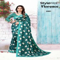 STYLEWELL LAUNCH FLORENCE DIGITAL PRINT REGULAR FANCY SAREE SUPPLIER