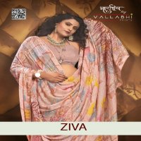 Vallabhi Ziva Wholesale Moss Georgette With Foil Embroidered Sarees