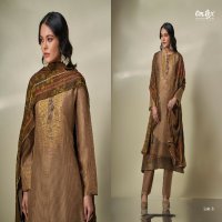 Omtex Caprina Wholesale Silk Jacquard With Hand Work Suits