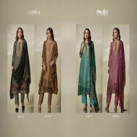 Omtex Caprina Wholesale Silk Jacquard With Hand Work Suits