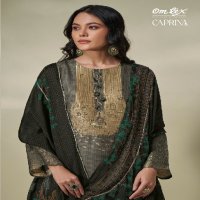 Omtex Caprina Wholesale Silk Jacquard With Hand Work Suits