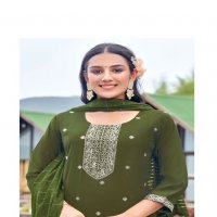 Aanchi Isha Wholesale Roman Silk With Lining Kurtis With Pant And Dupatta