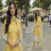 KESAR KARACHI IZABELL LINE AMAZING WORK STYLISH LOOK 3PCS DRESS