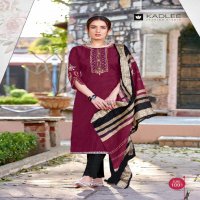 KADLEE LAUNCH KALINDI VISCOSE WEAVING PATTERN CASUAL WEAR READYMADE 3PCS DRESS