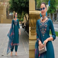 LILY AND LALI AFGHANI VOL 4 FANCY SILK PARTY WEAR HANDWORK FULL STITCH SALWAR KAMEEZ