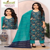 Hariyaali Mausam Vol-2 Wholesale Modal Foil Print Long Kurtis With Pant And Dupatta