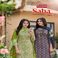 Taniksh Saba Vol-4 Wholesale Embroidery Readymade 3 Piece Suits