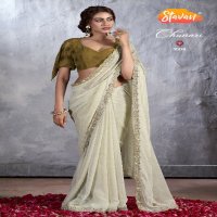 Stavan Chunari Wholesale Chiffon With Cutwork Party Wear Indian Sarees