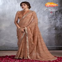 Stavan Chunari Wholesale Chiffon With Cutwork Party Wear Indian Sarees