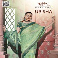 Vallabhi Urisha Wholesale Brasso Fabrics Ethnic Sarees