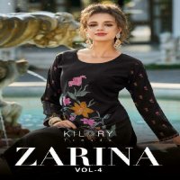 Kilory Zarina Vol-4 Wholesale Pure Viscose Muslin With Embroidery Work Suits