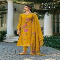 Kilory Zarina Vol-4 Wholesale Pure Viscose Muslin With Embroidery Work Suits