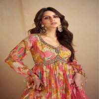 Gulkayra Anayah Wholesale Mirror Work And Hand Work Free Size Stitched Gowns