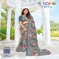 Vipul Priya Vol-2 Wholesale Georgette Print Ethnic Sarees