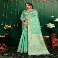 Saroj Hulchul linnin Vol-1 Wholesale Pure Slub Linen Fabrics Sarees