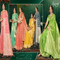 Saroj Hulchul linnin Vol-1 Wholesale Pure Slub Linen Fabrics Sarees