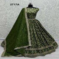 Anjani Art D.no 2717 Wholesale Rimzim Viscose Designer Lehengas Choli