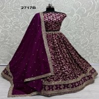 Anjani Art D.no 2717 Wholesale Rimzim Viscose Designer Lehengas Choli