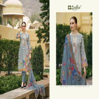 Zulfat Hania Wholesale Pure Cotton With Embroidery Work Dress Material