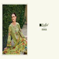 Zulfat Hania Wholesale Pure Cotton With Embroidery Work Dress Material
