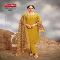 Taniksh Shivangi Wholesale Muslin Chifli Work Kurtis With Pant And Dupatta