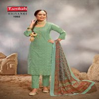 Taniksh Shivangi Wholesale Muslin Chifli Work Kurtis With Pant And Dupatta