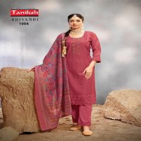 Taniksh Shivangi Wholesale Muslin Chifli Work Kurtis With Pant And Dupatta