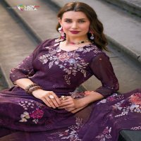 Lady Leela Rubina Vol-2 Wholesale Organza Fabrics With Handwork Kurtis Pant And Dupatta