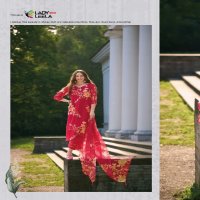 Lady Leela Rubina Vol-2 Wholesale Organza Fabrics With Handwork Kurtis Pant And Dupatta