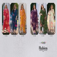 Lady Leela Rubina Vol-2 Wholesale Organza Fabrics With Handwork Kurtis Pant And Dupatta