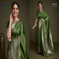 Sethnic Kalki Wholesale Soft Silk Work Indian Saree Collection