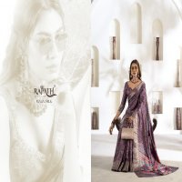 Rajpath Violet Silk Wholesale Soft Dola Silk With Foil Print Ethnic Sarees