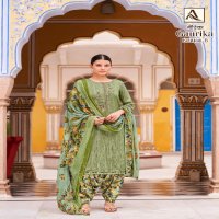 Alok Gaurika Vol-6 Wholesale Pure Zam Designer With Fancy Embroidery Dress Material