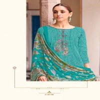 Alok Gaurika Vol-6 Wholesale Pure Zam Designer With Fancy Embroidery Dress Material