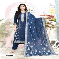 HRU SANSKAR VOL 6 MUSLIN WITH JACQUARD WORK CLASSIC LOOK READYMADE SALWAR SUIT