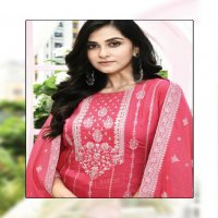 HRU SANSKAR VOL 6 MUSLIN WITH JACQUARD WORK CLASSIC LOOK READYMADE SALWAR SUIT