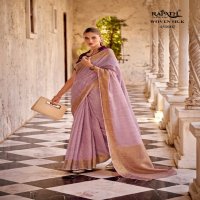 DELICATE SILK BY RAJPATH TISSUE LINEN WITH ZARI WEAVING CLASSIC LOOK SAREE TRADERS