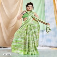 Vallabhi Brinda Wholesale Georgette Fabrics Ethnic Sarees