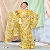 Vallabhi Brinda Wholesale Georgette Fabrics Ethnic Sarees